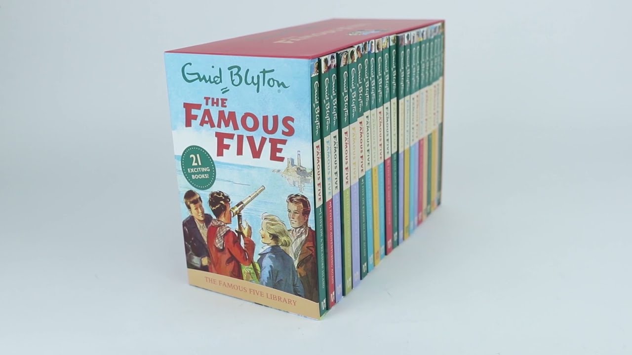The Famous Five Library Books 1 - 21 Collection Box Set by Enid