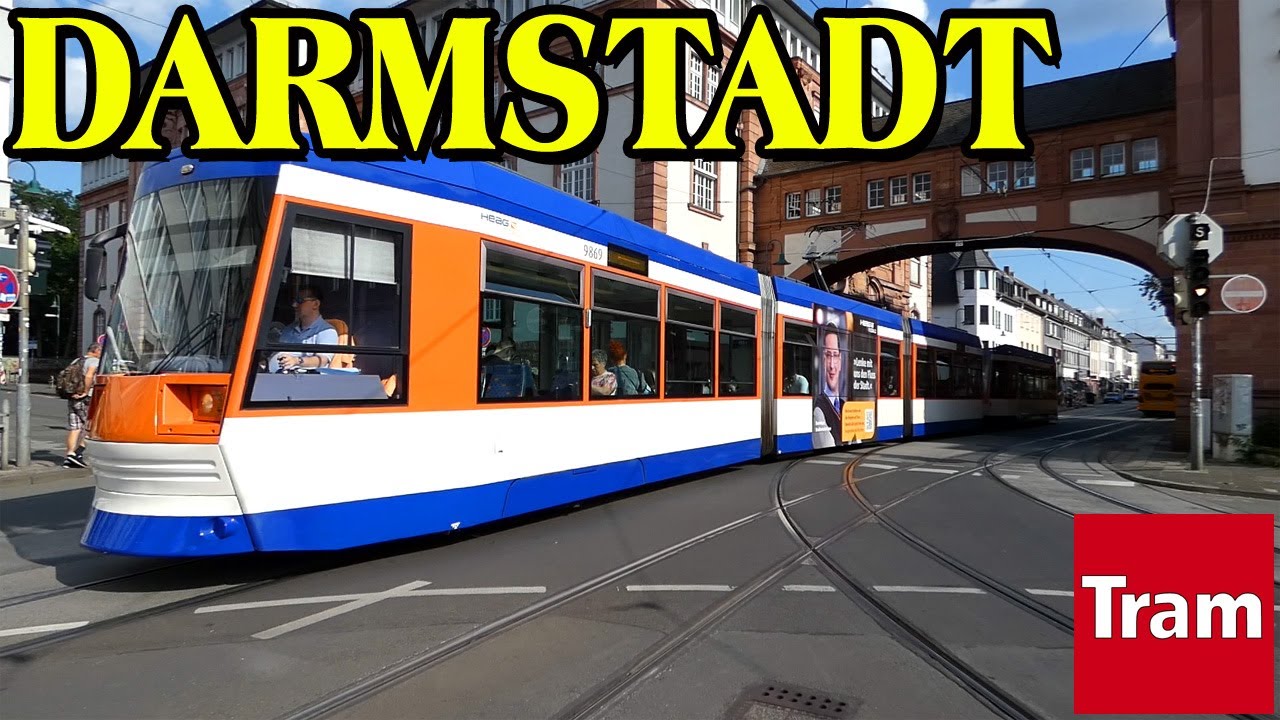 Straßenbahn in Darmstadt 🇩🇪
