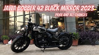 Jawa bobber 42 Black Mirror 2023 | Price, Changes and Walkaround Review