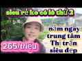 Z50💥💥 quá rẻ 265/triệu có ngay hai lo lien kề ngay thị trấn xung quanh công ty nhà xưởng 19x37=639m