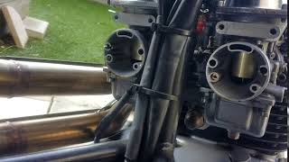 XS 650 carb slide test