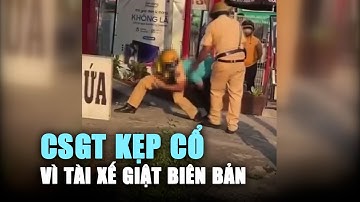 Kết quả xác minh vụ CSGT khống chế tài xế taxi ở TP.HCM