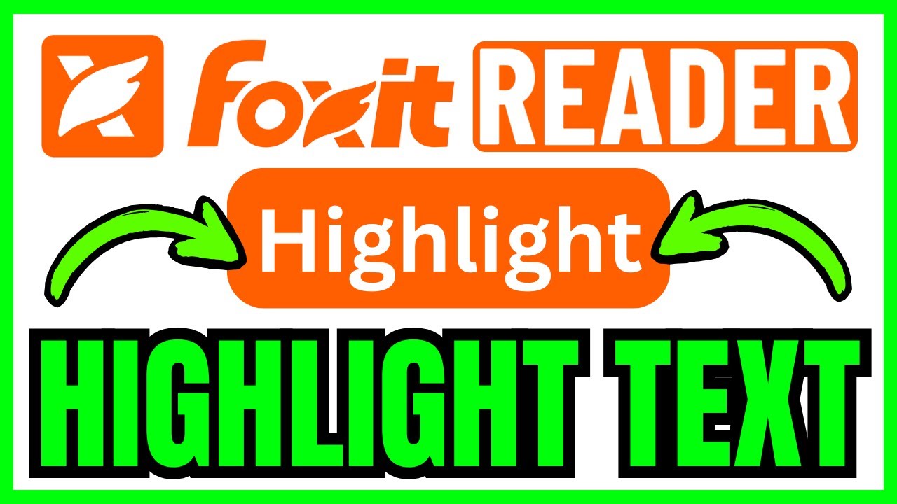 How To HIGHLIGHT In Foxit PDF Reader (QUICK & EASY) 2026