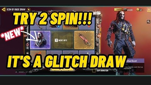 Try 3  Spin get ICON OF RAGE  codm DRAW  LEGENDARY PP19  #callofduty#luckydraw #codm #iconofragedraw