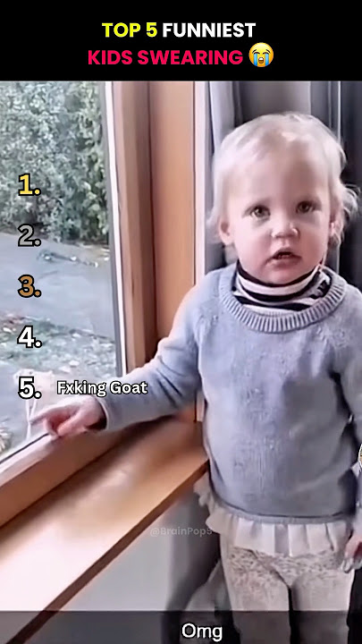 Top 5 Funniest Kids Swearing...ðŸ˜
