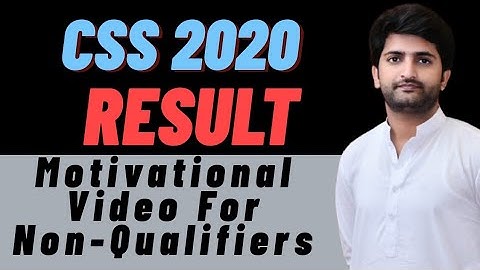 CSS 2020 Result || Don