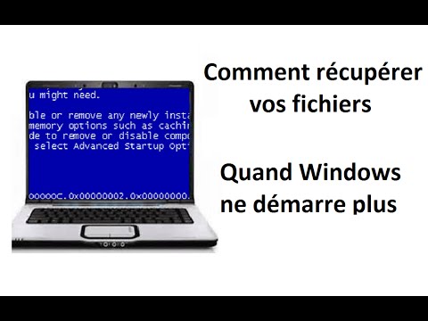 Vidéo: Comment Récupérer Les Fichiers De Démarrage