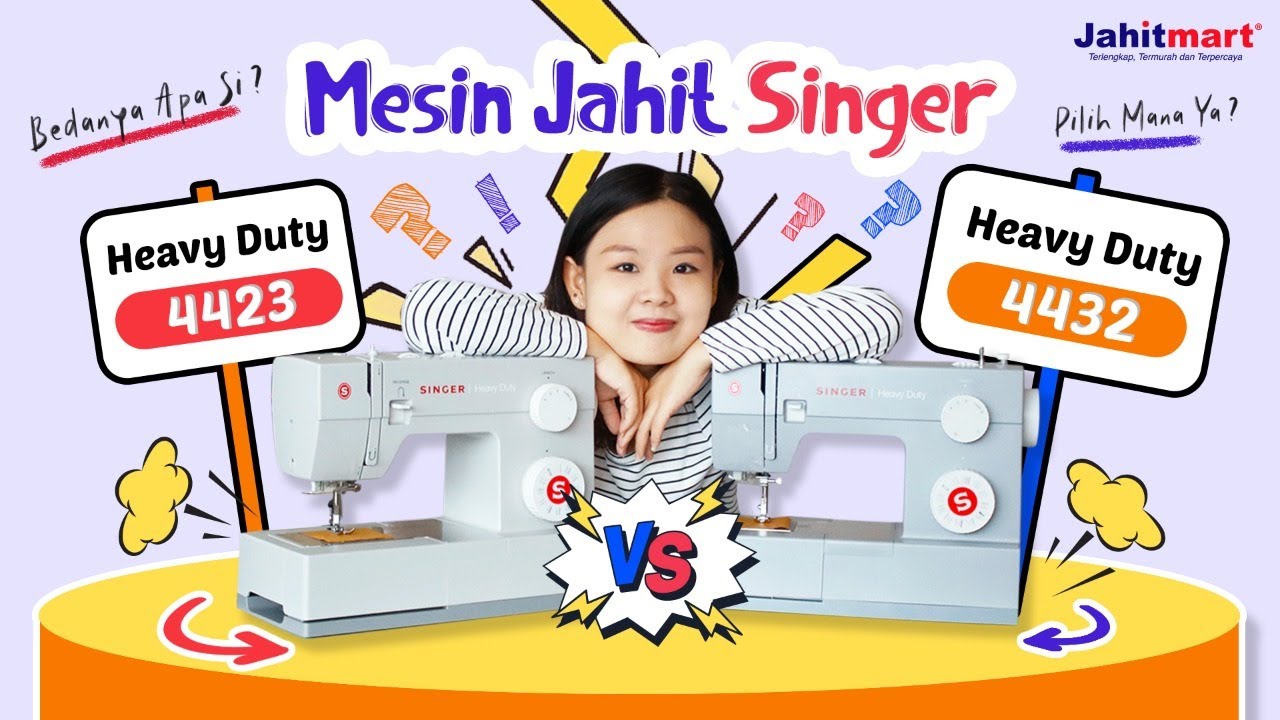 Похожи, но не одинаковы! Singer Heavy Duty 4432 и 4423 | В чём разница?