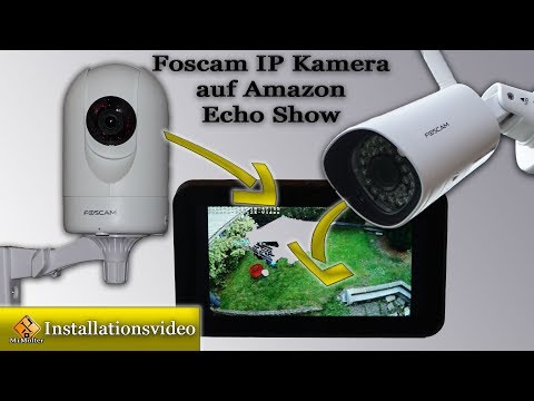 Foscam 4MP IP Kamera (AI human detection) / einrichten & mit Amazon Echo Show verbinden.