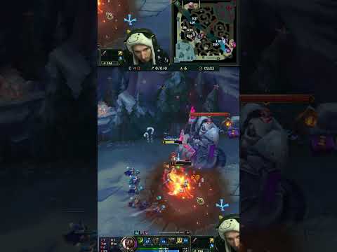 Sometimes you let <strong>them</strong> level up to 2  #leagueoflegends
