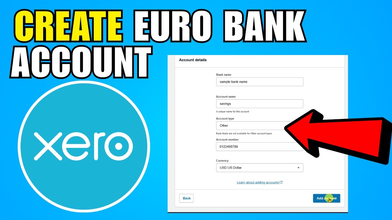 How To Create A Euro Bank Account In Xero (2026) (Complete Guide) - YouTube