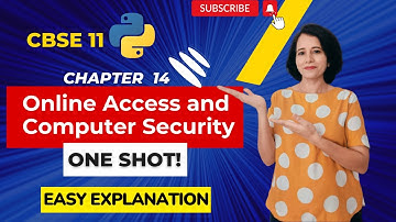 Online Access and Computer Security - ONE SHOT | Class 11 Computer Science | ENGLISH