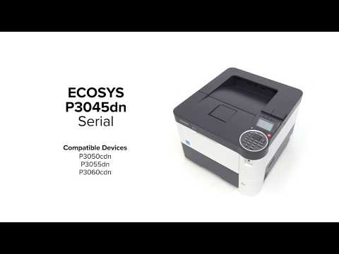 KYOCERA ECOSYS P3045dn Printer – serial number