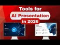 Top 3 AI tools for Presentation in 2026 (create slides just by one line prompt) | Hindi/urdu