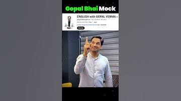 SSC CGL Mock Test 2025 | Gopal Bhai Mock #gopalvermasir #shorts