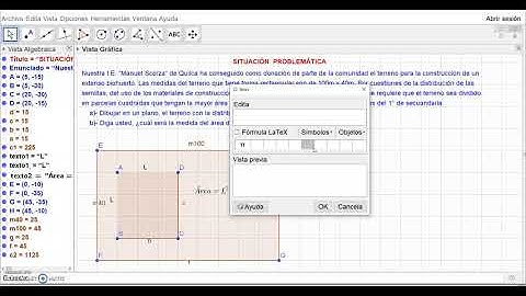 Máximo Común Divisor utilizando el Geogebra Ejercicio 1