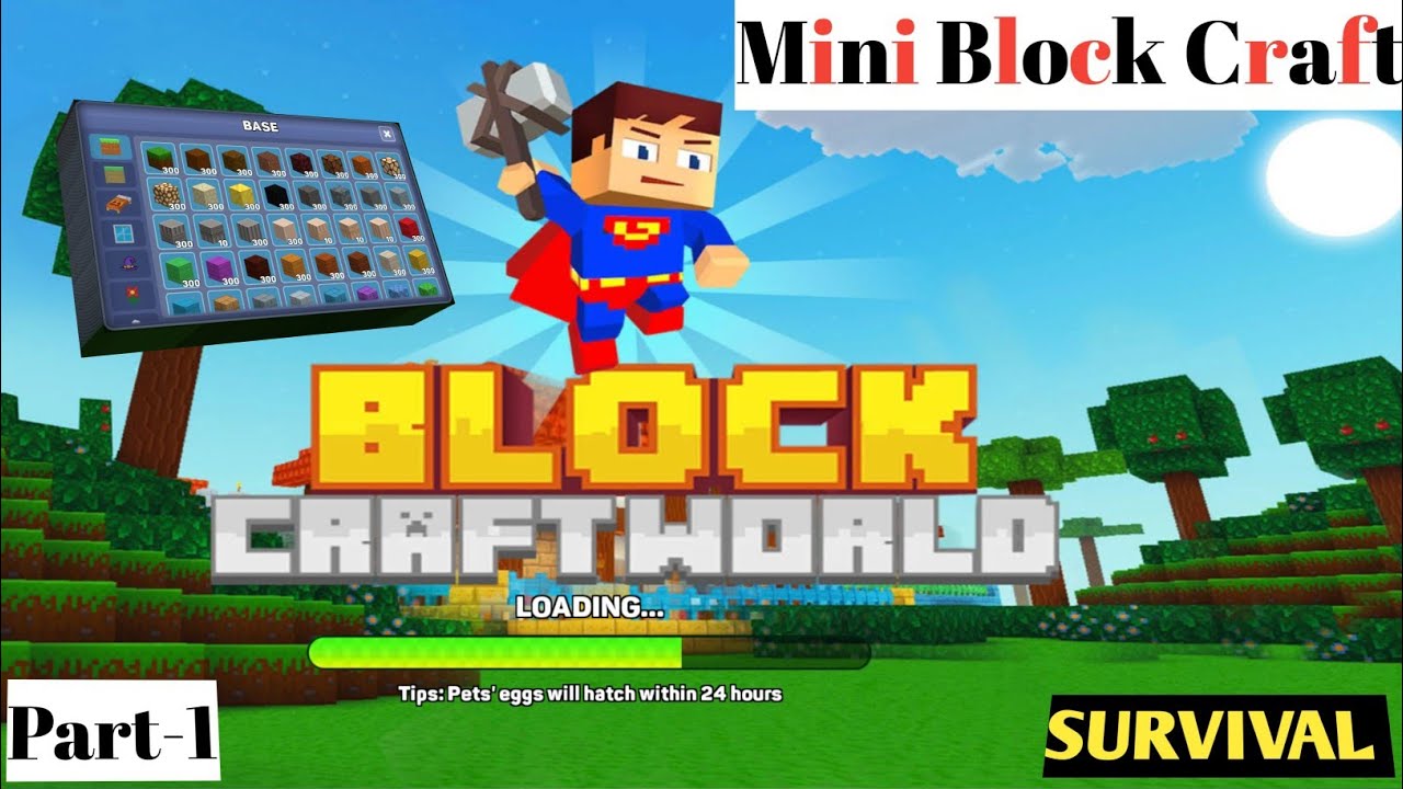 🎮 Mini Block Craft Gaming | Survival & Creative Fun! 🧱🔥