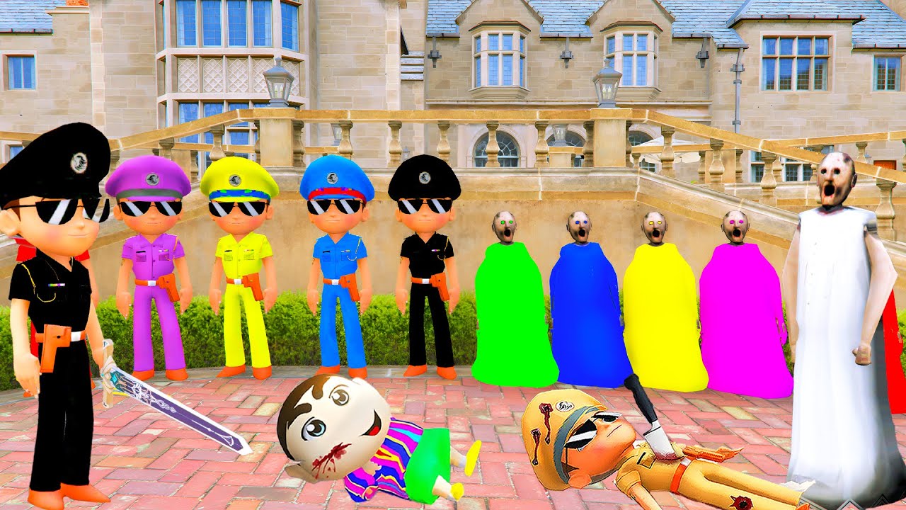 Chota Little Singham Granny Playing Hide and Seek With Shinchan || Little Singham Hide and Seek