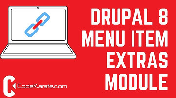 Drupal 8 Menu Item Extras Module - Daily Dose of Drupal Episode Episode 231