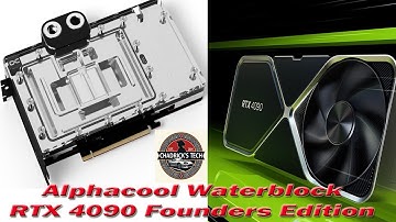 AlphaCool Waterblock on RTX 4090 FE