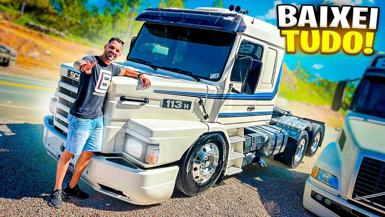 SCANIA 113 REBAIXADA TOP COMO VOCÊ NUNCA VIU 