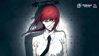 Live Wallpaper Makima Chainsaw Man -- 4K Video --4320P8K