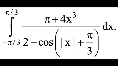 IIT JEE // INTEGRATION (2004)