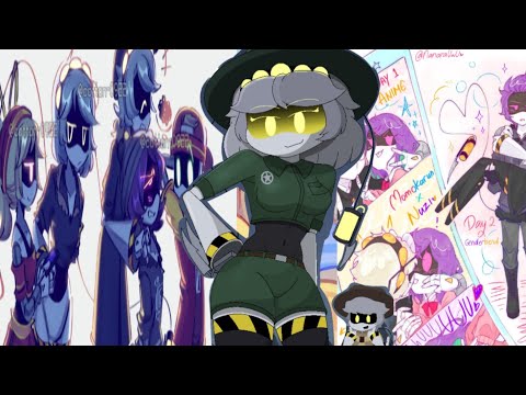 V has beautiful clothes and N x UZI know it well //MURDER DRONES// (NUZI)  (comic dub)