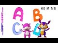 ABC Song Non-Stop | Popular Nursery Rhymes for Kids and Children  | Hippy Hoppy Show I 60 Mins