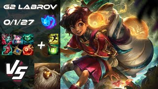 G2 Esports Labrov SUPPORT Milio vs Bard - EU Challenger Patch 26.7