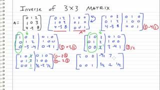 Linear Algebra - 25 - Inverse of 3x3 Matrix