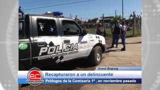 Grand Bourg: Recapturaron a un delincuente