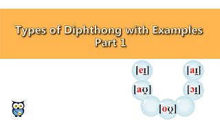 Types of Diphthong with Examples: Part 1