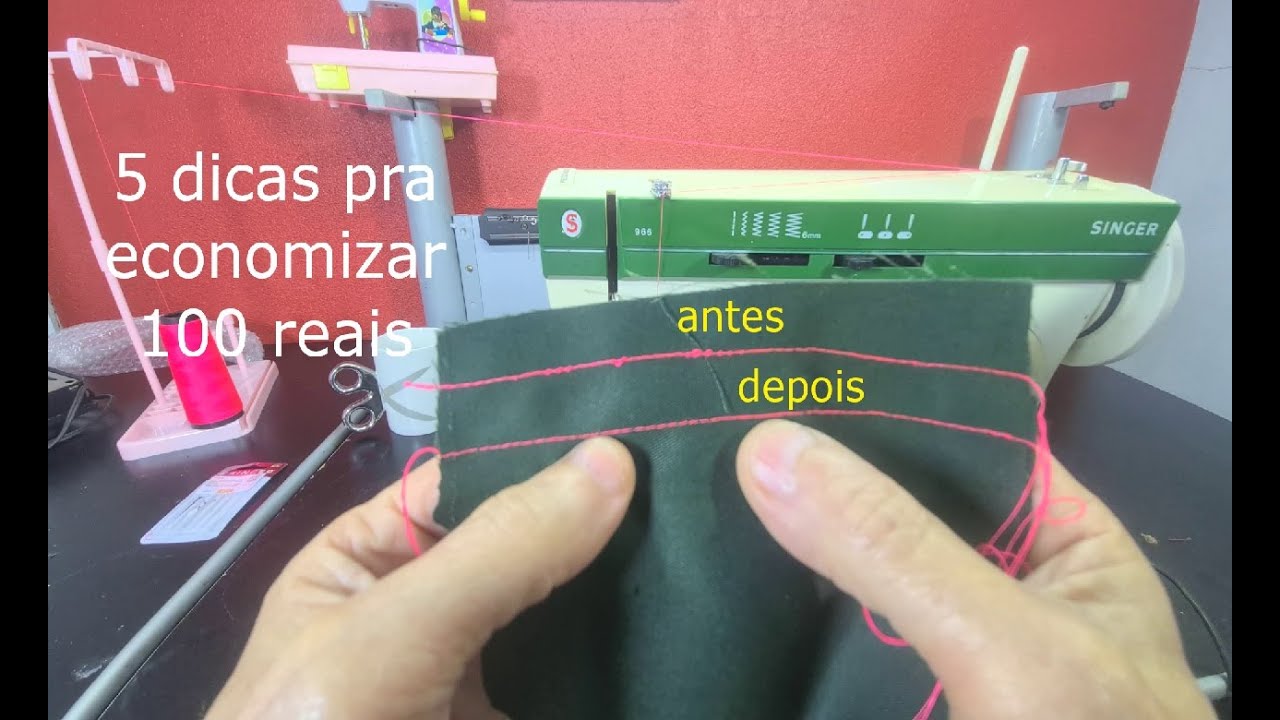 Como Regular Sua Maquina de Costura em 4 Minutos e Economizar 100 Reais 5 dicas de Regulagem Ponto