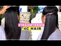 MY BEST FLATIRON YET! YOU NEED THESE PRODUCTS! | 4c Natural Hair Chit-Chat!