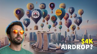 Get in on 4 airdrops, keep doing this to snag 4k$