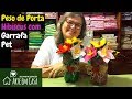 Como Fazer um Peso de Porta de Hibiscus de Feltro com Garrafa Pet