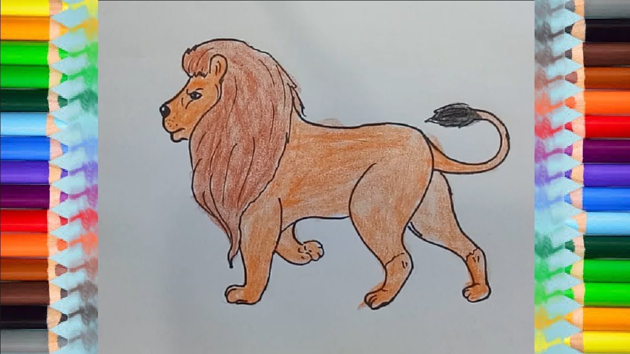 How To Draw Lions In Anime - How to draw a lion roaring, roaring lion