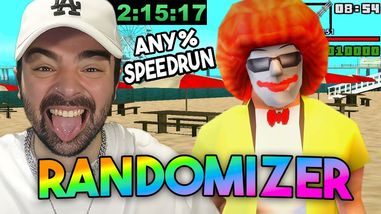 Hago SPEEDRUN de GTA SA pero TODO es RANDOM... (Any%) #1