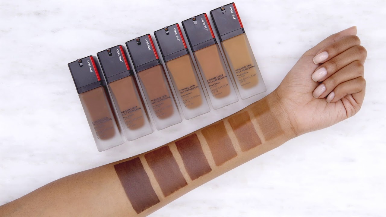 Shiseido Foundation Color Chart