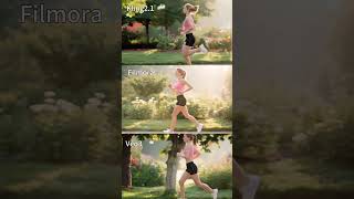 AI图转视频测试,Kling, Filmora, Veo3你们觉得哪一个效果更好?