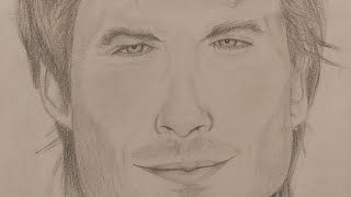 Sketch: Ian Somerhalder 