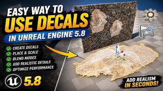 Easy Way to Use Decals in Unreal Engine 5.8
