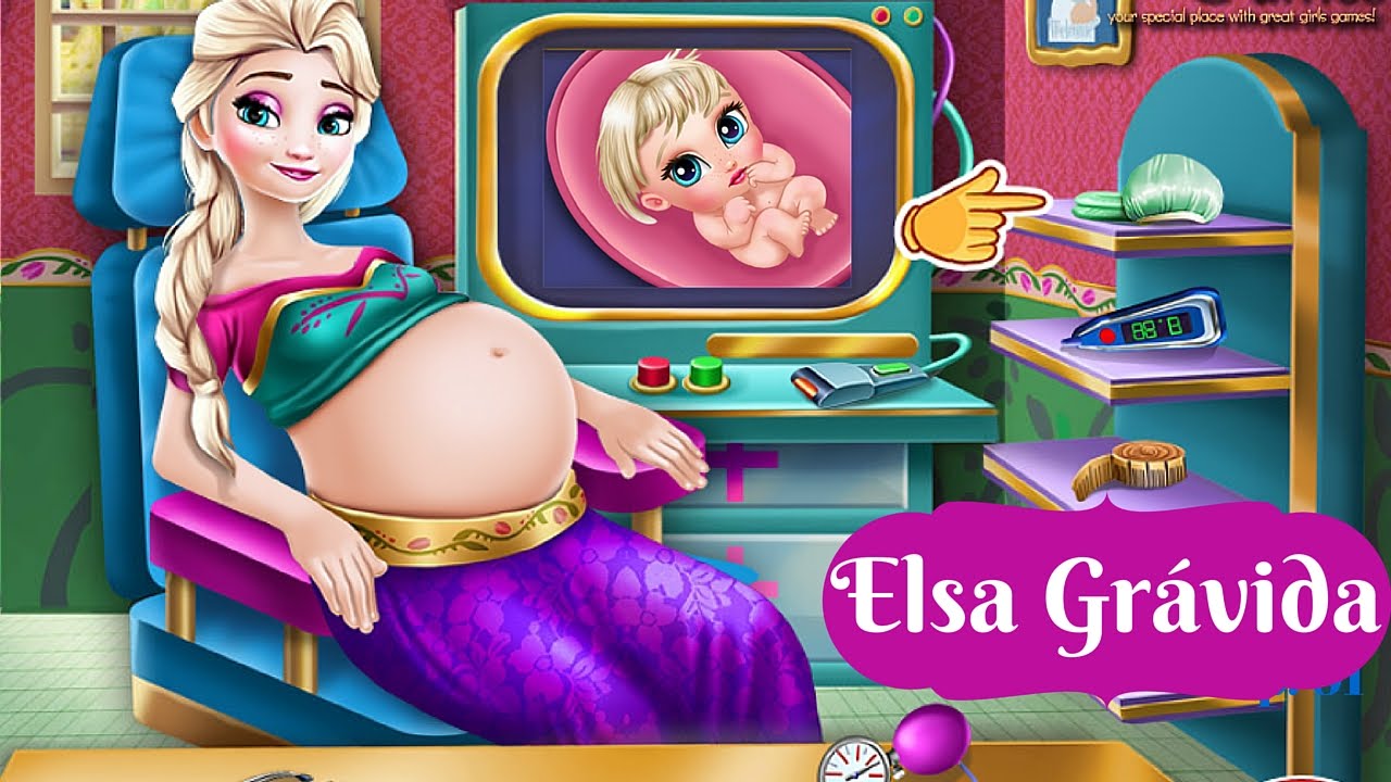 Jogue Elsa de Frozen grávida e seu amado Jack, um jogo de Bebê