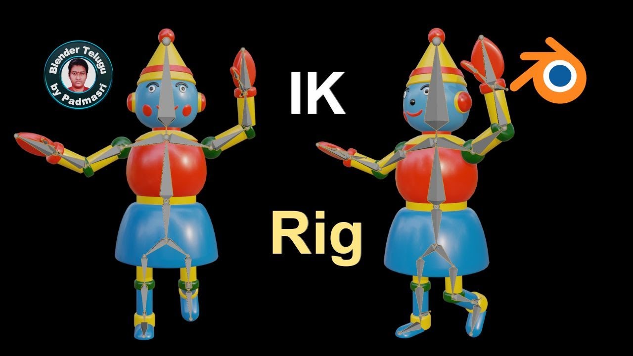 Blender IK Rig | Beginner Explanation | Padmasri's Blender Tutorial ...