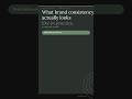 What Brand Consistency REALLY Looks Like