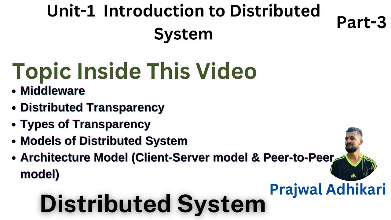 Middleware | Distributed Transparency and its types | Model of DS ...