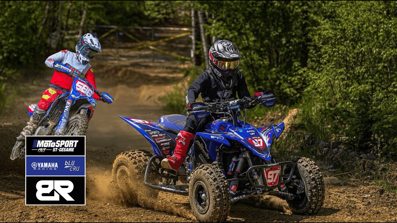 MX vs ATV - Grass Track - Yz250f vs Yfz450 Hybrid