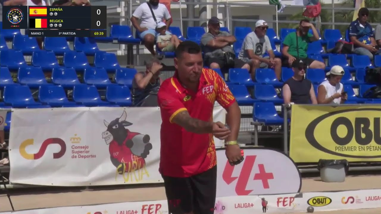 España vs Bélgica -Campeonato de Europa Senior 2025