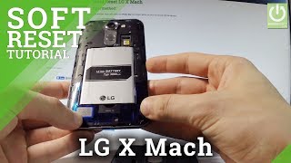 How to Remove Battery in LG X Mach - Force Restart / Soft Reset screenshot 4